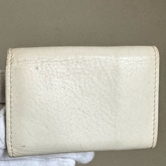 Balenciaga White Cream Envelope Card Holder Wallet - Picture 2 of 16